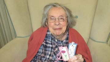 Scone care home Residents create bookmarks for loved ones